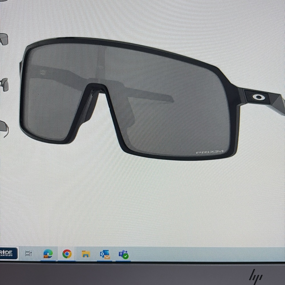 Oakley Matte Black Shield Sunglasses